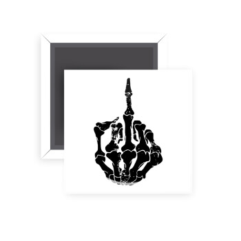 Middle finger, Μαγνητάκι ψυγείου τετράγωνο διάστασης 5x5cm