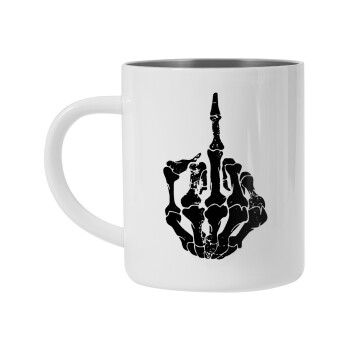 Middle finger, Mug Stainless steel double wall 300ml