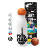 Bascetball Metal mug thermos, double wall, 550ml