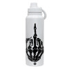 1L Stainless Steel Thermal Bottle with Phone Holder & Double Wall Insulation