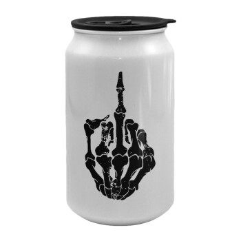 Middle finger, Κούπα ταξιδιού μεταλλική με καπάκι (tin-can) 500ml