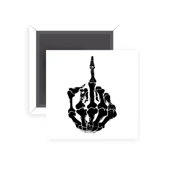Middle finger, Μαγνητάκι ψυγείου τετράγωνο διάστασης 5x5cm