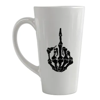 Middle finger, Κούπα κωνική Latte Μεγάλη, κεραμική, 450ml