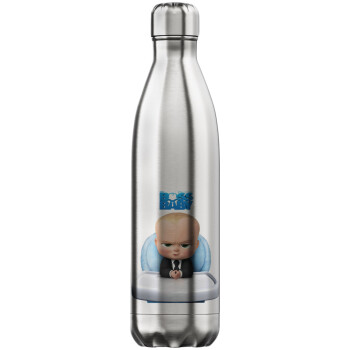 The boss baby, Inox (Stainless steel) hot metal mug, double wall, 750ml