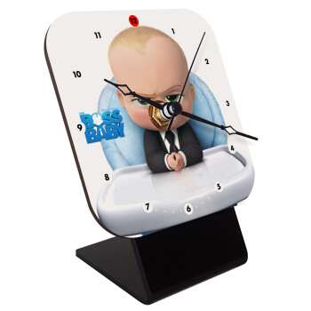 The boss baby, Quartz Wooden table clock with hands (10cm)