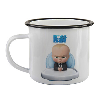 The boss baby, Κούπα εμαγιέ με μαύρο χείλος 360ml