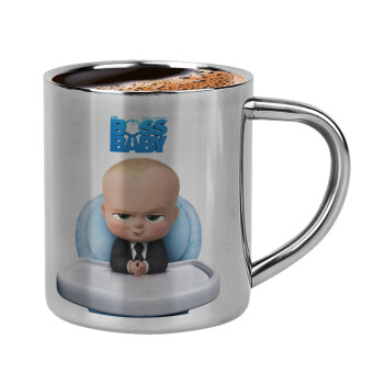 The boss baby, Κουπάκι μεταλλικό διπλού τοιχώματος για espresso (220ml)