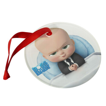 The boss baby, Στολίδι Χριστουγεννιάτικο στολίδι γυάλινο 9cm