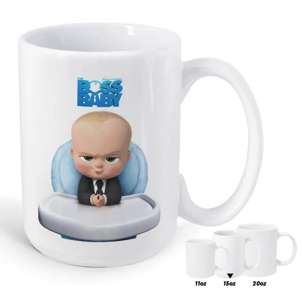 The boss baby — Mega mug, ceramic, 450ml