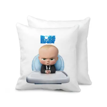 The boss baby, Μαξιλάρι καναπέ 40x40cm περιέχεται το  γέμισμα