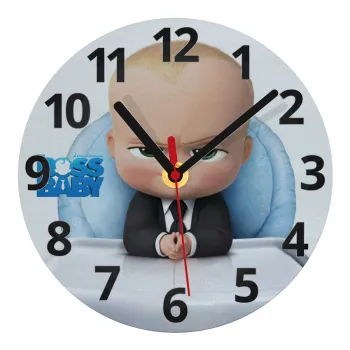 The boss baby, Ρολόι τοίχου γυάλινο (20cm)