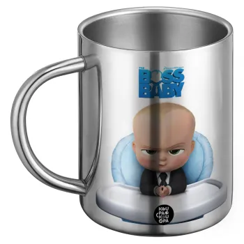 The boss baby, Ανοξείδωτη Μεταλλική Κούπα 450ml - Διπλού Τοιχώματος