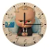 Ρολόι τοίχου ξύλινο plywood (20cm)