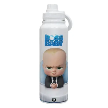 The boss baby, Θερμός 1L Ανοξείδωτο με Βάση Κινητού & Διπλά Τοιχώματα