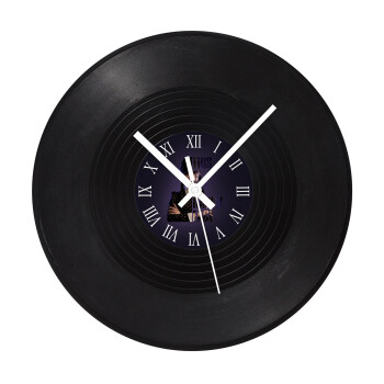 Wednesday, This is my happy face, Ρολόι τοίχου Βινύλιο (30cm)