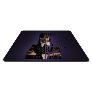 Wednesday, This is my happy face, Mousepad rect 27x19cm