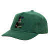 Children's Baseball Cap, 100% Cotton Drill, GREEN (COTTON, CHILDREN'S, ONE SIZE)