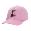 Adult Baseball Cap, 100% Cotton, PINK (COTTON, ADULT, UNISEX, ONE SIZE)