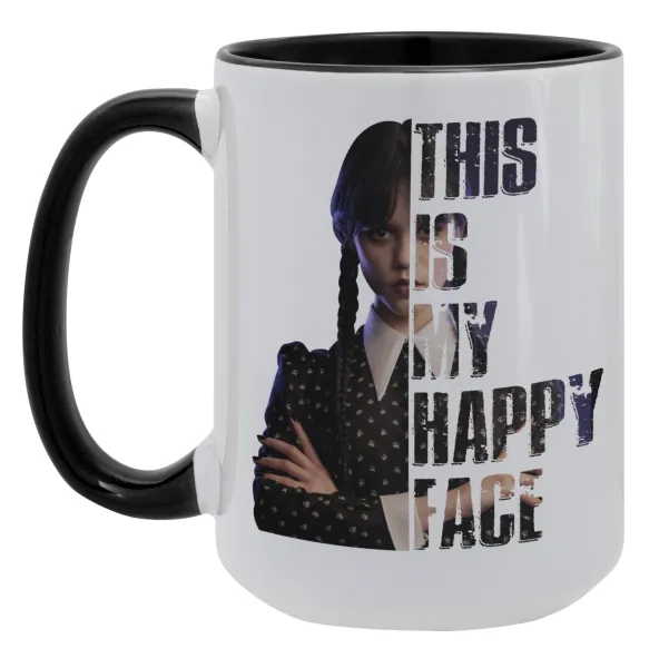 Wednesday, This is my happy face — 1