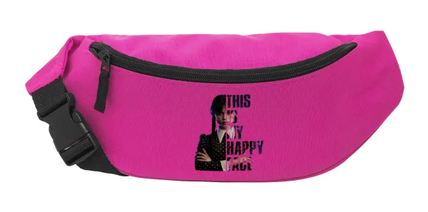 Wednesday — Unisex waist bag (banana) in PINK color with 2 pockets