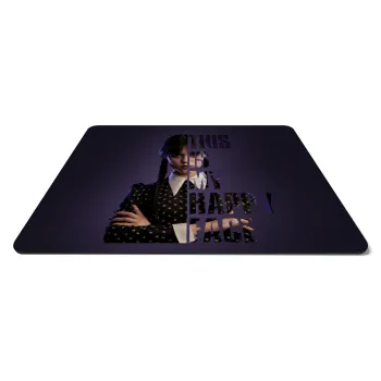 Wednesday, This is my happy face, Mousepad ορθογώνιο 27x19cm