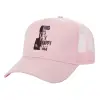 Καπέλο Ενηλίκων Structured Trucker, με Δίχτυ, ΡΟΖ (100% ΒΑΜΒΑΚΕΡΟ, ΕΝΗΛΙΚΩΝ, UNISEX, ONE SIZE)