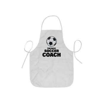 The best soccer Coach, Ποδιά Σεφ ολόσωμη κοντή  Παιδική (44x62cm)