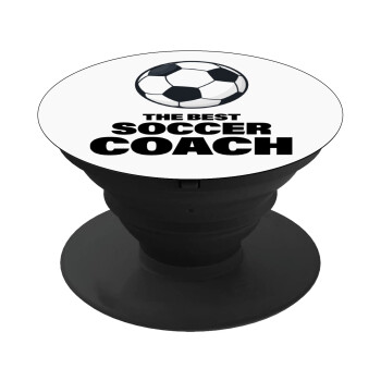 The best soccer Coach, Phone Holders Stand  Black Hand-held Mobile Phone Holder