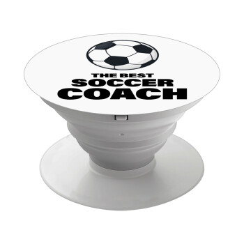 The best soccer Coach, Phone Holders Stand  White Hand-held Mobile Phone Holder