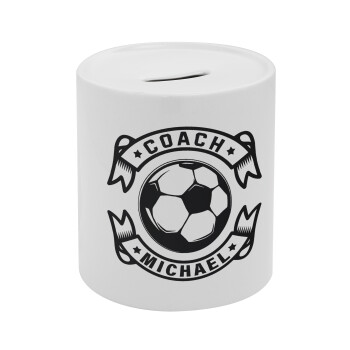 Soccer coach, Κουμπαράς πορσελάνης με τάπα