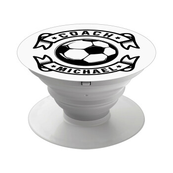 Soccer coach, Phone Holders Stand  Λευκό Βάση Στήριξης Κινητού στο Χέρι