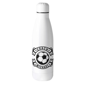 Soccer coach, Metal mug thermos (Stainless steel), 500ml