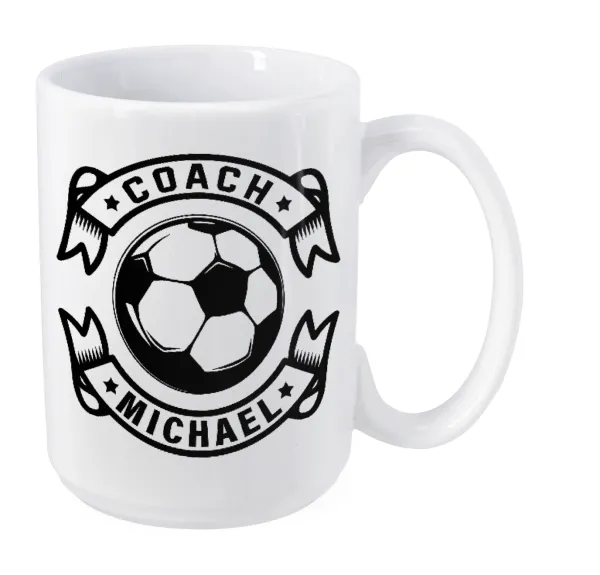 Soccer coach — Mega mug, ceramic, 450ml