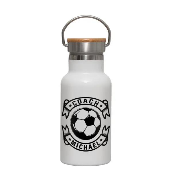 Soccer coach — Bamboo Λευκός (350ml)