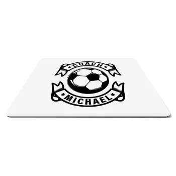 Soccer coach, Mousepad rect 27x19cm