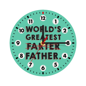 World's greatest farter, Ρολόι τοίχου ξύλινο (20cm)