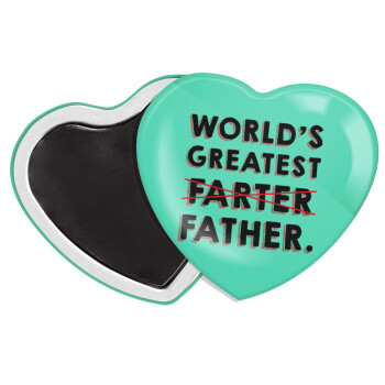 World's greatest farter, Μαγνητάκι καρδιά (57x52mm)