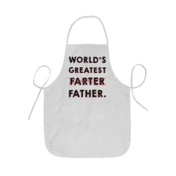 World's greatest farter, Ποδιά Σεφ ολόσωμη κοντή  Παιδική (44x62cm)