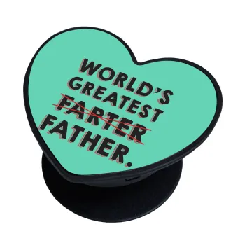 World's greatest farter, Phone Holders Stand  καρδιά Μαύρο Βάση Στήριξης Κινητού στο Χέρι