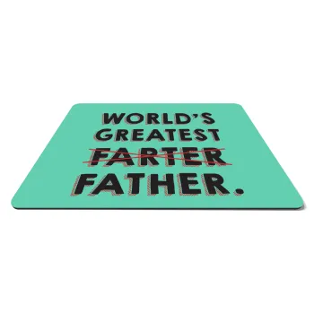 World's greatest farter, Mousepad rect 27x19cm
