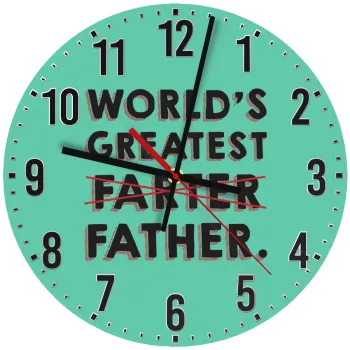 World's greatest farter, Ρολόι τοίχου ξύλινο (30cm)