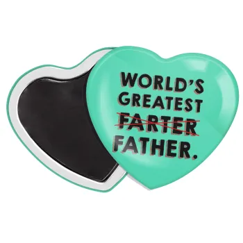 World's greatest farter, Μαγνητάκι καρδιά (57x52mm)