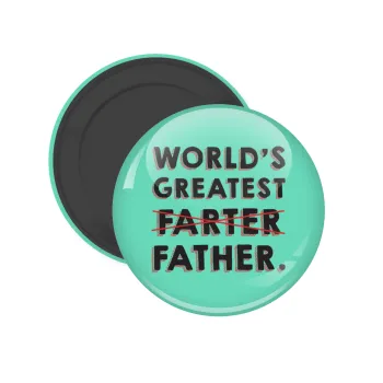 World's greatest farter, Μαγνητάκι ψυγείου στρογγυλό διάστασης 5cm