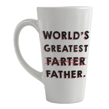 World's greatest farter, Κούπα κωνική Latte Μεγάλη, κεραμική, 450ml