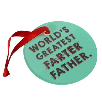 World's greatest farter, Στολίδι Χριστουγεννιάτικο στολίδι γυάλινο 9cm