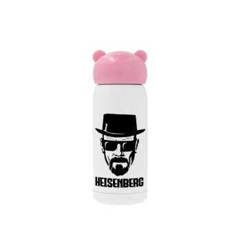 Heisenberg breaking bad, Ροζ ανοξείδωτο παγούρι θερμό (Stainless steel), 320ml