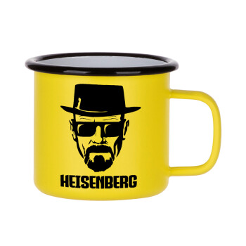 Heisenberg breaking bad, Κούπα Μεταλλική εμαγιέ ΜΑΤ Κίτρινη 360ml