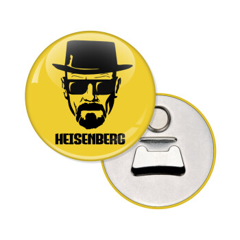Heisenberg breaking bad, Μαγνητάκι και ανοιχτήρι μπύρας στρογγυλό διάστασης 5,9cm