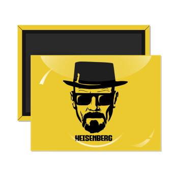 Heisenberg breaking bad, Ορθογώνιο μαγνητάκι ψυγείου διάστασης 9x6cm