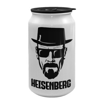 Heisenberg breaking bad, Κούπα ταξιδιού μεταλλική με καπάκι (tin-can) 500ml